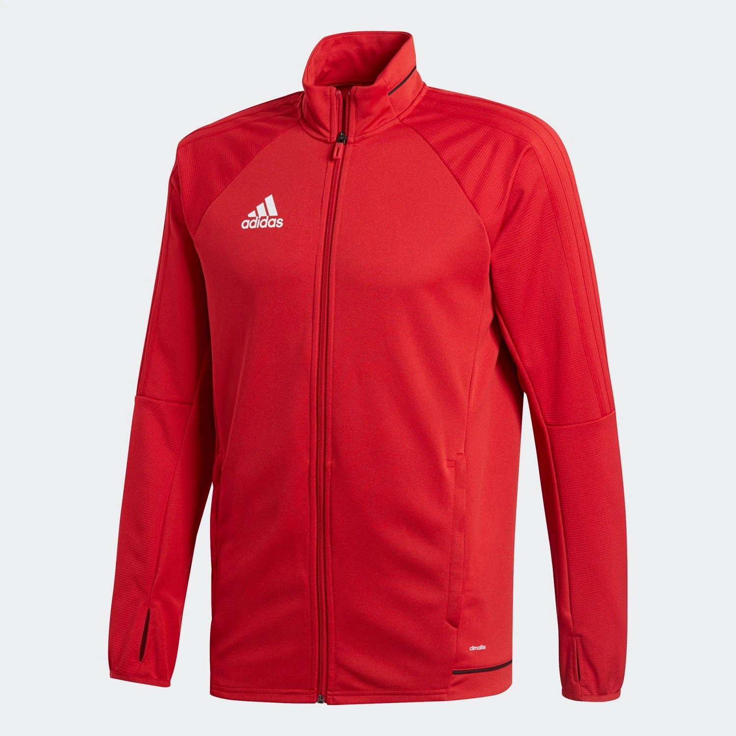 ADIDAS Men's Tiro 17 Training Jacket - Power Red/Black/White 1 ADIDAS Men's Tiro 17 Training Jacket - Power Red/Black/White