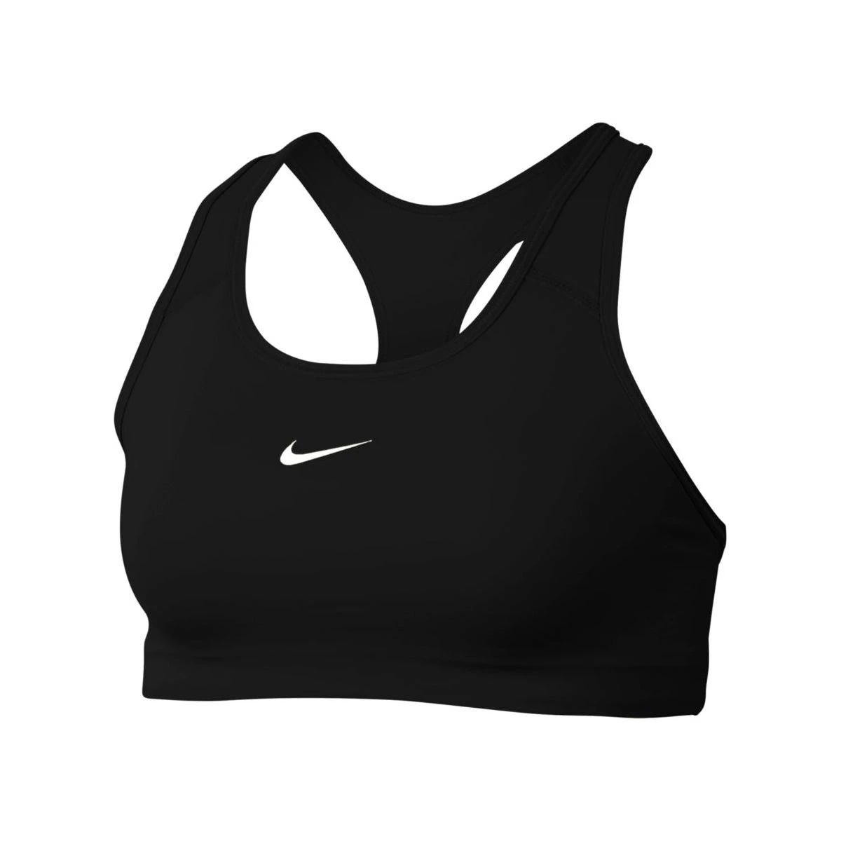 Women's Nike Swoosh Sports Bra - Black 1 Women's Nike Swoosh Sports Bra - Black