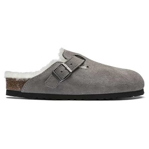 Birkenstock Boston Shearling - Stone - Regular/Wide 2 Birkenstock Boston Shearling - Stone - Regular/Wide - Image 2