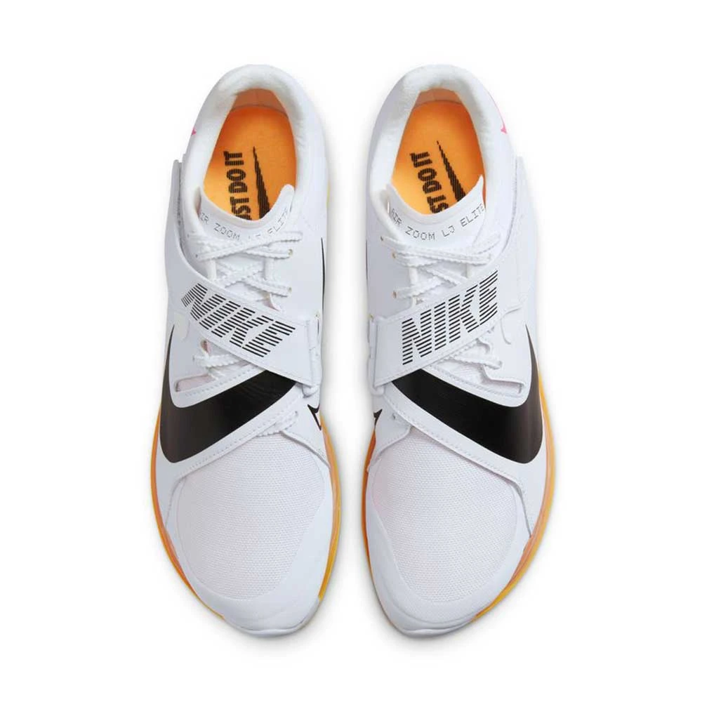 Unisex Nike Air Zoom Long Jump Elite Track Spike - White/Black/Laser Orange - Regular (D) 4 Unisex Nike Air Zoom Long Jump Elite Track Spike - White/Black/Laser Orange - Regular (D) - Image 4