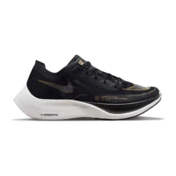 Nike Men's ZoomX Vaporfly Next % 2 Racing Shoe - Black/White/Metallic Gold Coin - Regular (D)