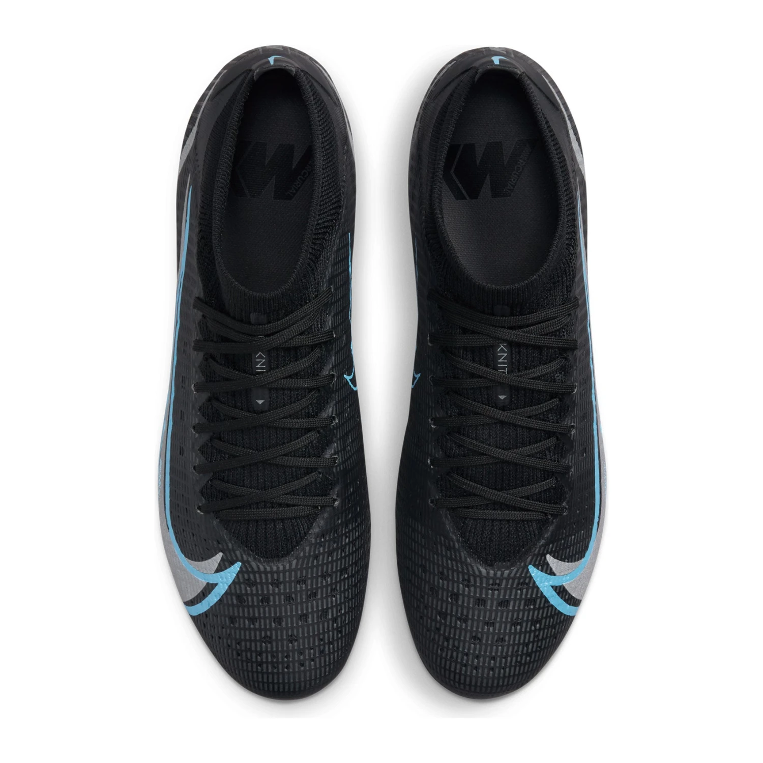 Nike Unisex Mercurial Vapor 14 Pro FG Soccer Shoe - Black/Black/Iron Grey - Regular (D) 4 Nike Unisex Mercurial Vapor 14 Pro FG Soccer Shoe - Black/Black/Iron Grey - Regular (D) - Image 4