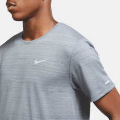 Men's Nike Dri-FIT Miler Top - Smoke Grey/Reflective Silver -Patagonia Shop CU5992 084 PHSYM001 2000