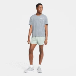 Men's Nike Dri-FIT Miler Top - Smoke Grey/Reflective Silver -Patagonia Shop CU5992 084 PHSYM003 2000