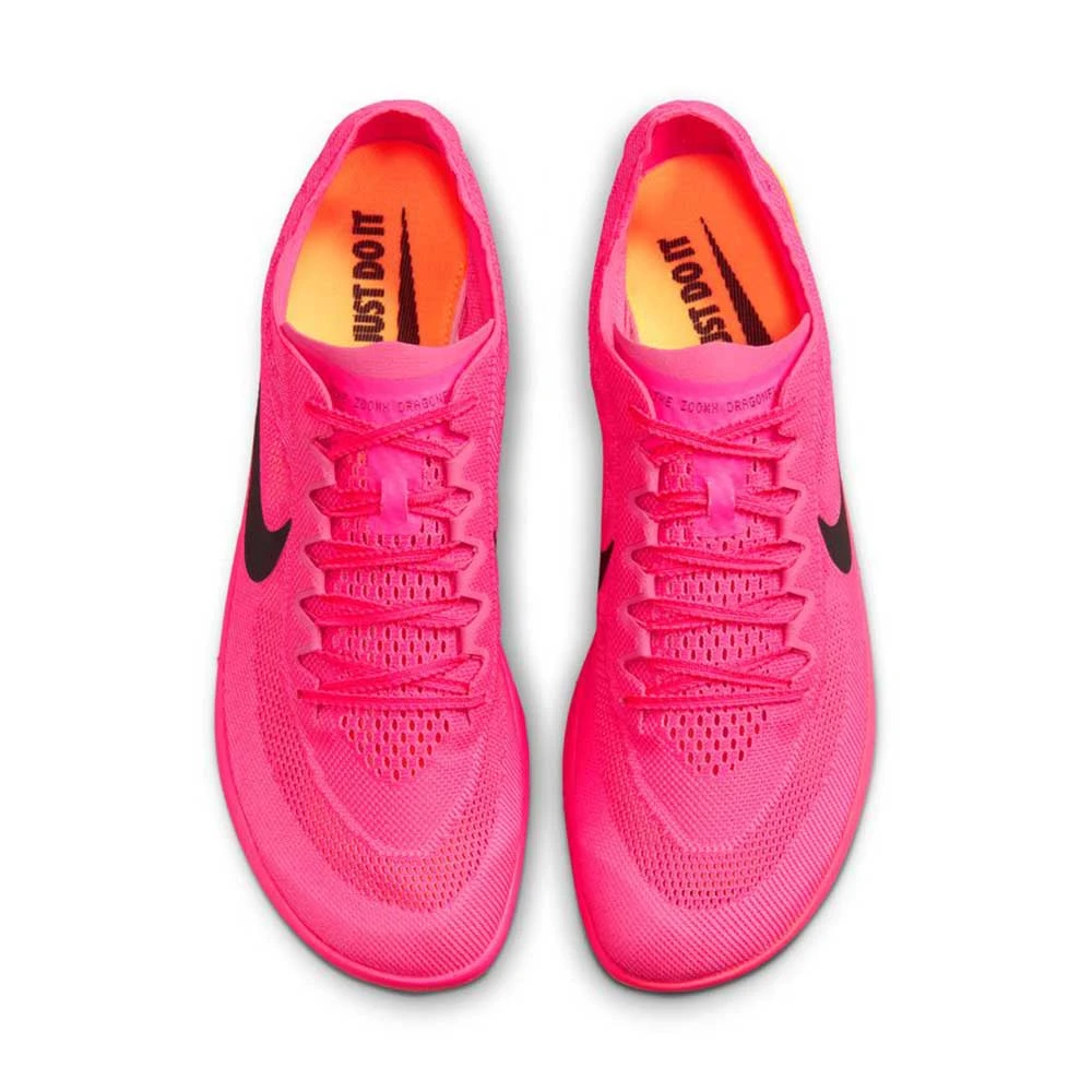 Unisex Nike ZoomX Dragonfly Track Spike- Hyper Pink/Black/Laser Orange- Regular (D) 4 Unisex Nike ZoomX Dragonfly Track Spike- Hyper Pink/Black/Laser Orange- Regular (D) - Image 4