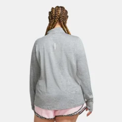 Nike Women's 1/2 Zip Running Top - Smoke Grey/Lt Smoke Grey -Patagonia Shop CZ2849 084 PHSBM001 1