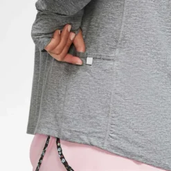 Nike Women's 1/2 Zip Running Top - Smoke Grey/Lt Smoke Grey -Patagonia Shop CZ2849 084 PHSYM001 1