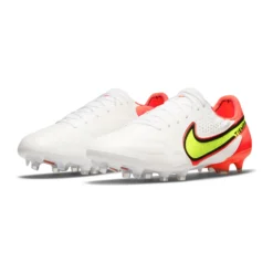 Nike Unisex Tiempo Legend 9 Elite FG Soccer Shoe - White/Volt/Bright Crimson - Regular (D) -Patagonia Shop CZ8482 176 PHCFH001 2000