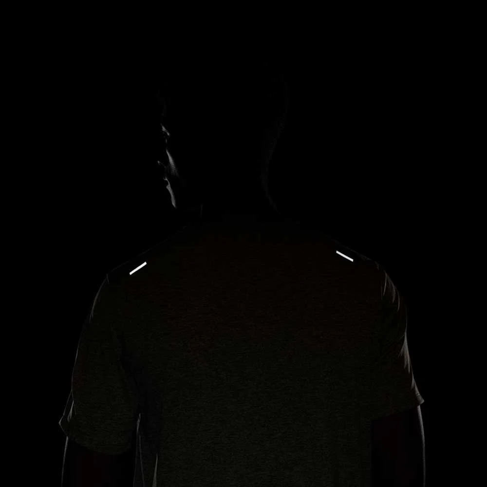 Nike Men's Rise 365 Short Sleeve Top - Smoke Grey 9 Nike Men's Rise 365 Short Sleeve Top - Smoke Grey - Image 9