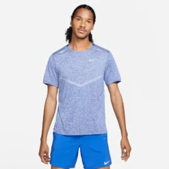 Men's Nike Dri-FIT Rise 365 Short Sleeve Running Top - Game Royal/Heather/Reflective Silver 13 Men's Nike Dri-FIT Rise 365 Short Sleeve Running Top - Game Royal/Heather/Reflective Silver -Patagonia Shop CZ9184 482 PHSFM001 JPG HEI 875 WID 875 1