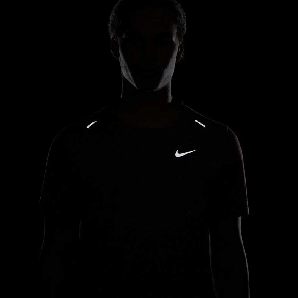 Nike Men's DriFit Rise 365 Short Sleeve - Dark Beetroot 7 Nike Men's DriFit Rise 365 Short Sleeve - Dark Beetroot - Image 7