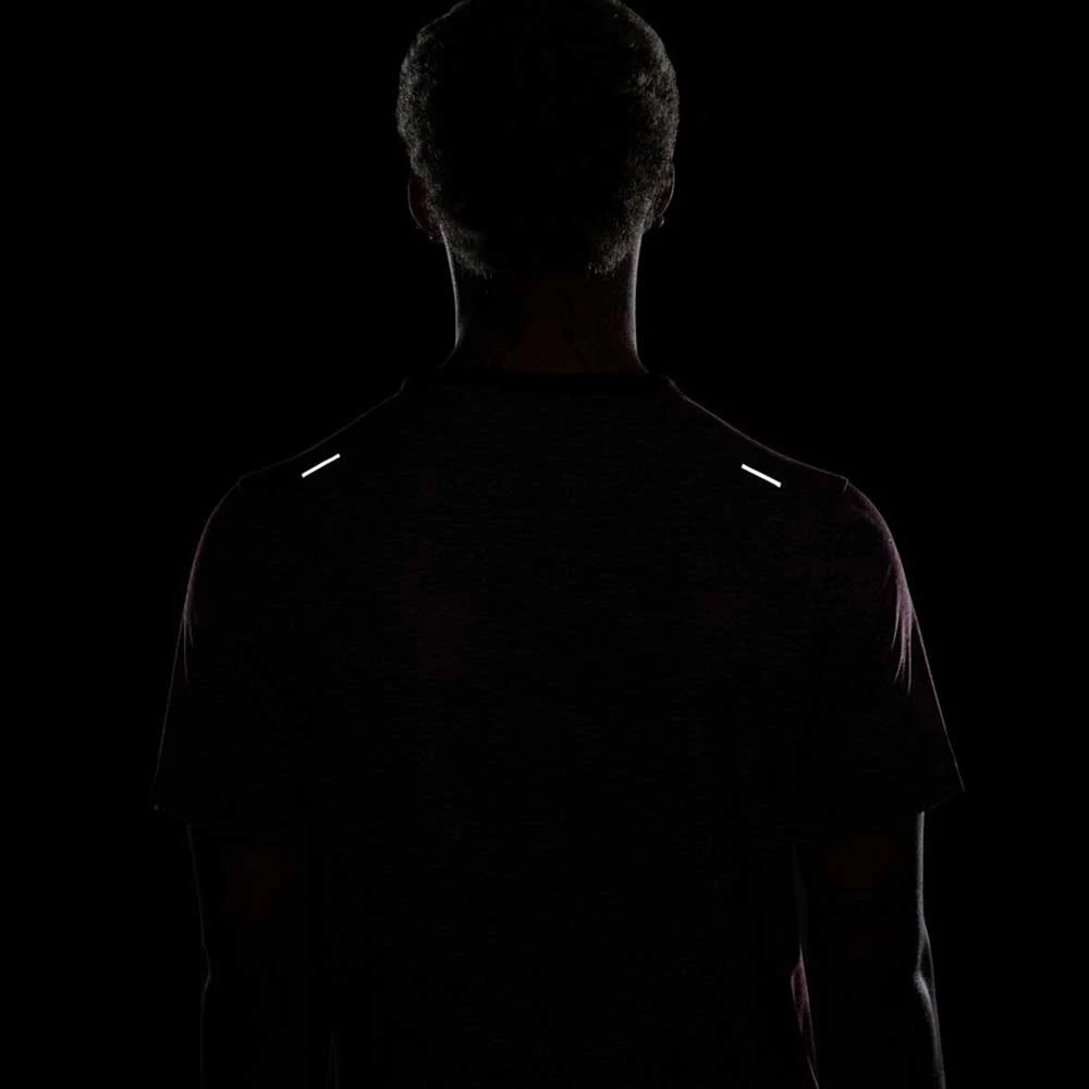 Nike Men's DriFit Rise 365 Short Sleeve - Dark Beetroot 6 Nike Men's DriFit Rise 365 Short Sleeve - Dark Beetroot - Image 6