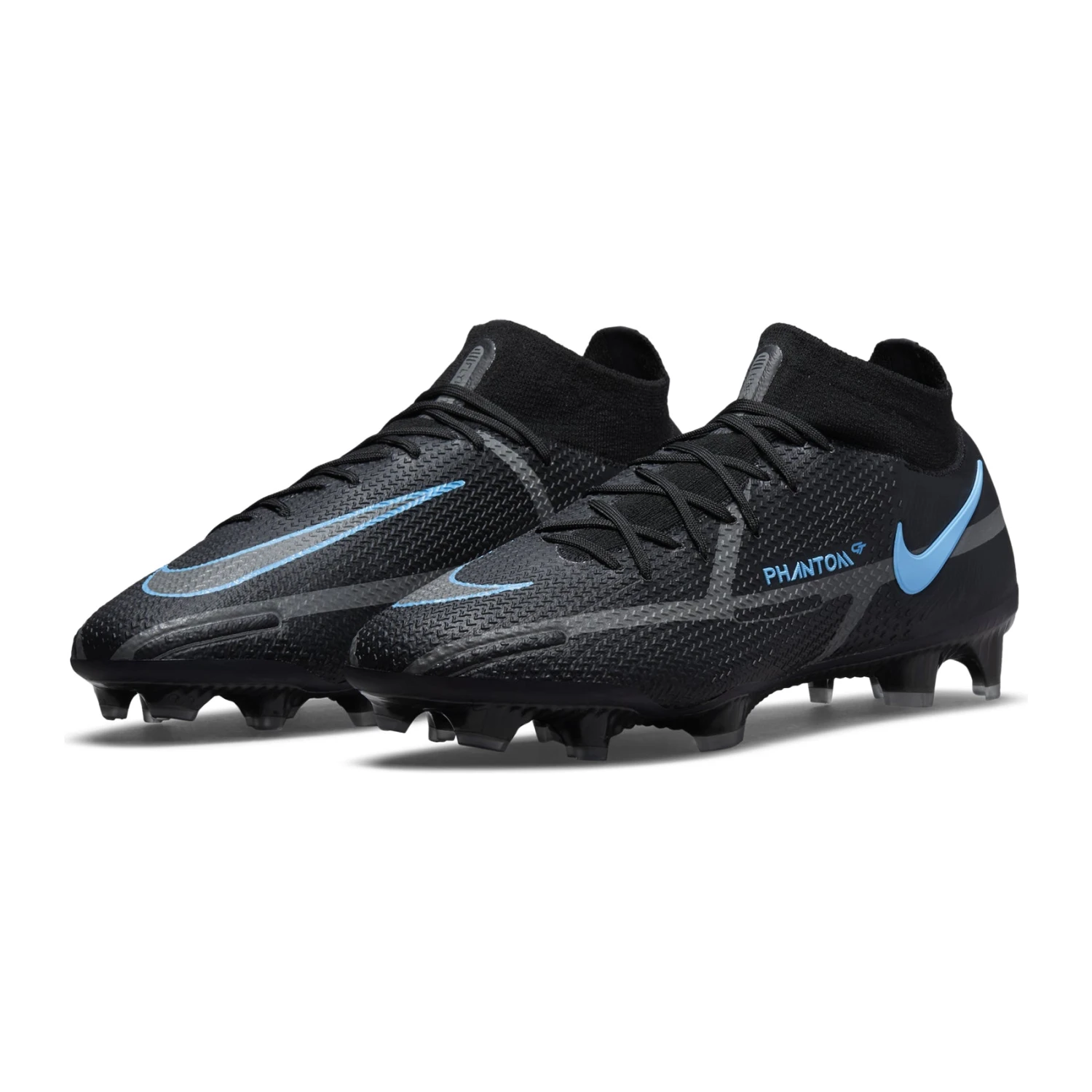 Nike Unisex Phantom GT2 Elite FG Soccer Shoe - Black/Black/Iron Grey 4 Nike Unisex Phantom GT2 Elite FG Soccer Shoe - Black/Black/Iron Grey - Image 4