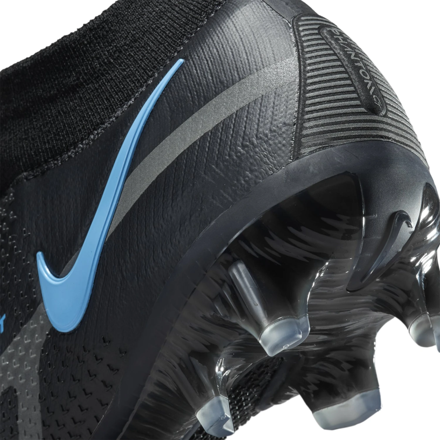 Nike Unisex Phantom GT2 Elite FG Soccer Shoe - Black/Black/Iron Grey 9 Nike Unisex Phantom GT2 Elite FG Soccer Shoe - Black/Black/Iron Grey - Image 9