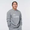 Cotopaxi Men's Do Good Organic Crew Sweatshirt - Heather Grey