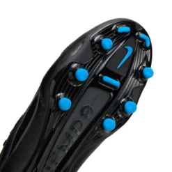 Unisex Nike Tiempo Legend 9 Pro FG Soccer Shoe - Black/Dk Smoke Grey -Patagonia Shop DA1175 001 PHSUD001