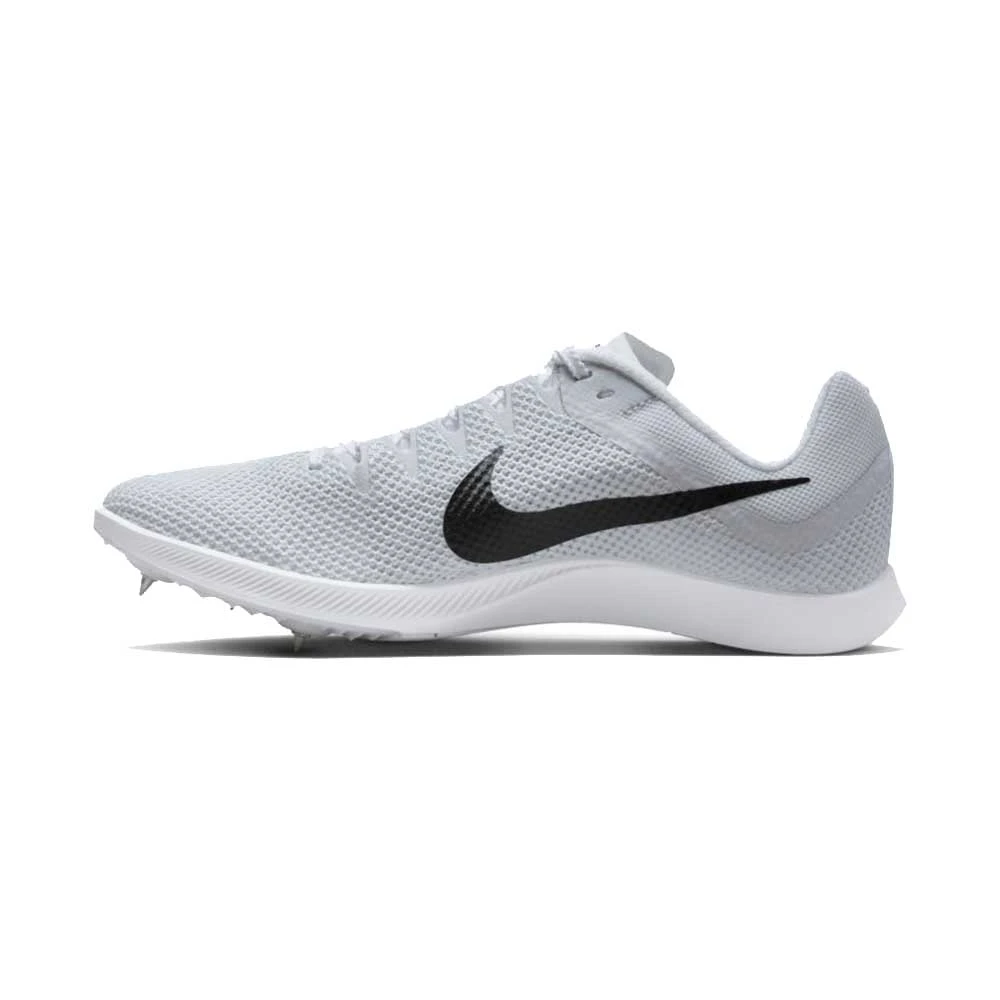 Unisex Nike Zoom Rival Track And Field Distance Spikes - White/Black/Metallic Silver - Regular (D) 2 Unisex Nike Zoom Rival Track And Field Distance Spikes - White/Black/Metallic Silver - Regular (D) - Image 2