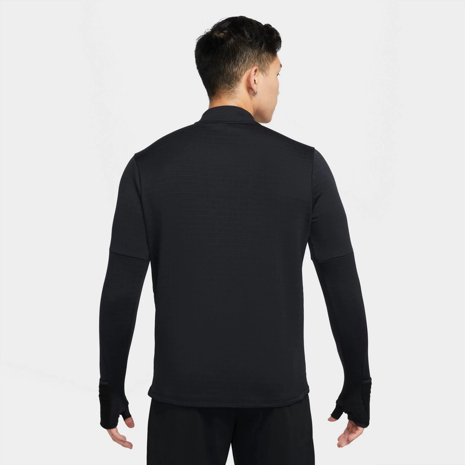 Men's Nike Therma-FIT Repel Element 1/2-Zip Running Top - Black/Reflective Silver 2 Men's Nike Therma-FIT Repel Element 1/2-Zip Running Top - Black/Reflective Silver - Image 2