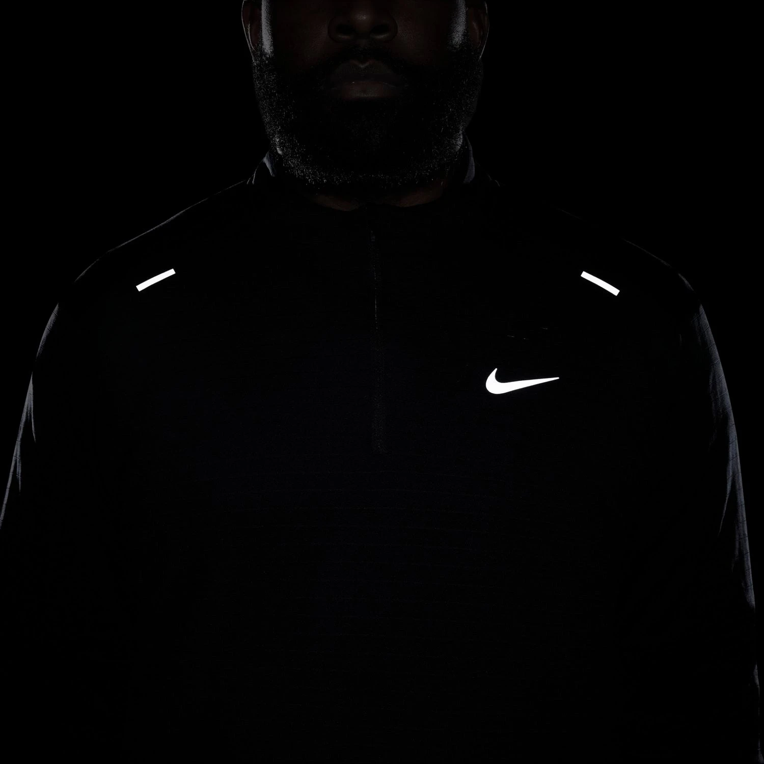 Men's Nike Therma-FIT Repel Element 1/2-Zip Running Top - Black/Reflective Silver 7 Men's Nike Therma-FIT Repel Element 1/2-Zip Running Top - Black/Reflective Silver - Image 7