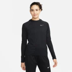 Patagonia Shop 28 Women's Nike Therma-FIT Element Running Crew - Black/Reflective Silver