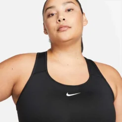 Nike Women's Swoosh Bra - Black -Patagonia Shop DH3384 010 PHSYM001 2