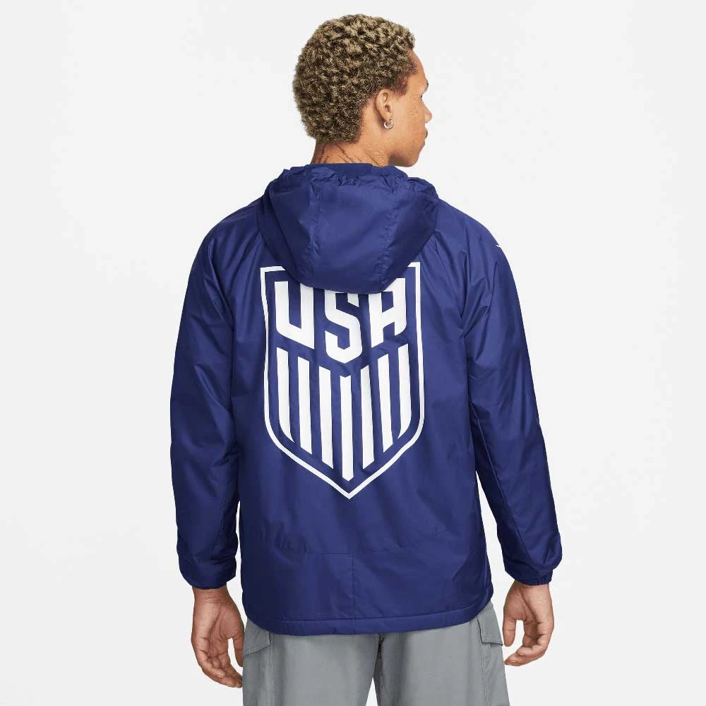 Nike Men's USA Strike Anthem Jacket - Loyal Blue/Loyal Blue/White 3 Nike Men's USA Strike Anthem Jacket - Loyal Blue/Loyal Blue/White - Image 3