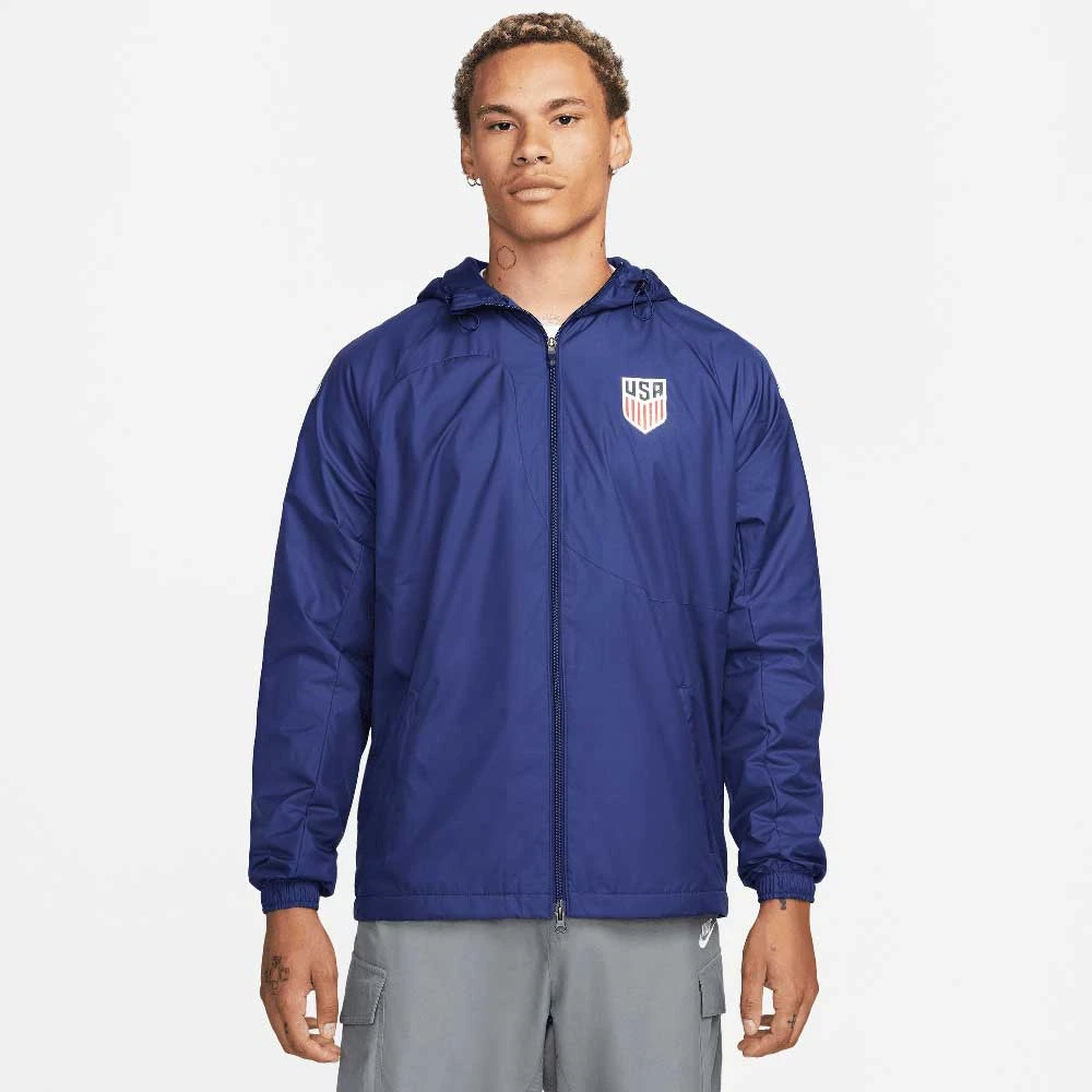 Nike Men's USA Strike Anthem Jacket - Loyal Blue/Loyal Blue/White 1 Nike Men's USA Strike Anthem Jacket - Loyal Blue/Loyal Blue/White