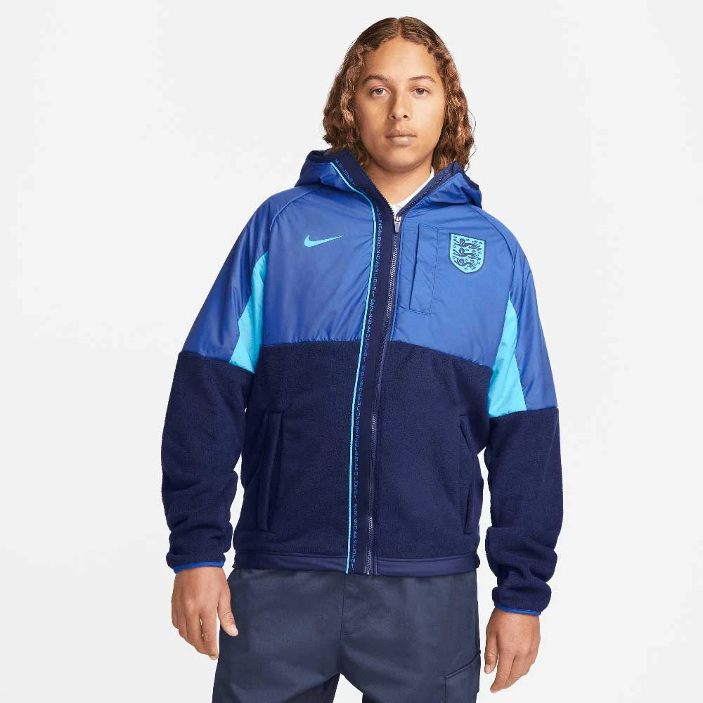 Nike Men's England Winterized Full Zip Jacket - Game Royal/Blue Void/Blue Fury 1 Nike Men's England Winterized Full Zip Jacket - Game Royal/Blue Void/Blue Fury