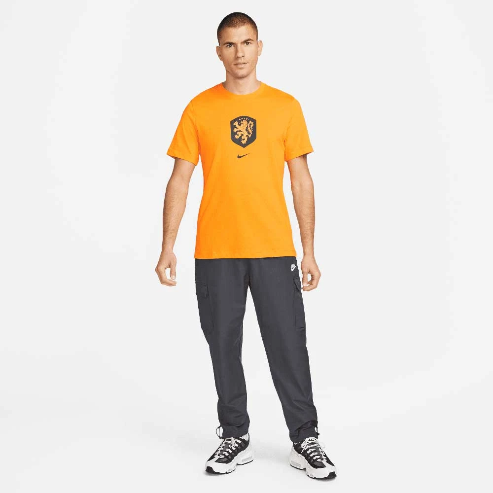 Nike Men's KNVB Crest World Cup 22 Tee - Orange Peel 5 Nike Men's KNVB Crest World Cup 22 Tee - Orange Peel - Image 5