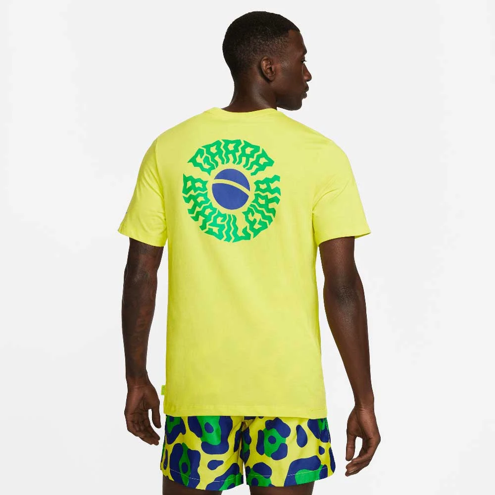 Nike Men's CBF Voice World Cup 22 Tee - Dynamic Yellow 6 Nike Men's CBF Voice World Cup 22 Tee - Dynamic Yellow - Image 6