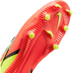 Nike Unisex Phantom GT2 Academy Flyease FG/MG Soccer Shoe - White/Bright Crimson/Volt -Patagonia Shop DH9638 167 PHSUD001 2000