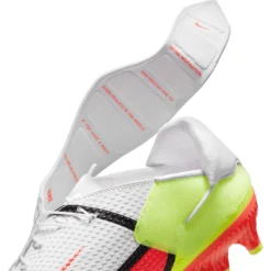 Nike Unisex Phantom GT2 Academy Flyease FG/MG Soccer Shoe - White/Bright Crimson/Volt -Patagonia Shop DH9638 167 PHSYD004 2000