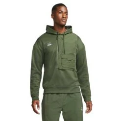 Men's Nike Dri-FIT FC Hoodie -Carbon Green