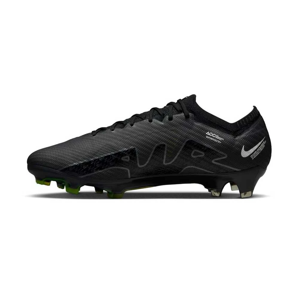 Unisex Nike Zoom Vapor 15 Elite FG Soccer Shoe - Black/Dk Smoke/Summit White 2 Unisex Nike Zoom Vapor 15 Elite FG Soccer Shoe - Black/Dk Smoke/Summit White - Image 2