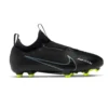Nike Youth JR Vapor 15 Academy FG/MG Soccer Shoe - Black/Dark Smoke