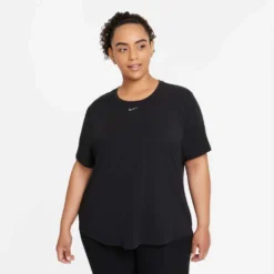 Nike Women's One Luxe Women's Standard Fit Short-Sleeve Top - Black