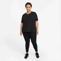 Nike Women's One Luxe Women's Standard Fit Short-Sleeve Top - Black 10 Nike Women's One Luxe Women's Standard Fit Short-Sleeve Top - Black -Patagonia Shop DJ6751 010 PHSYM003 1