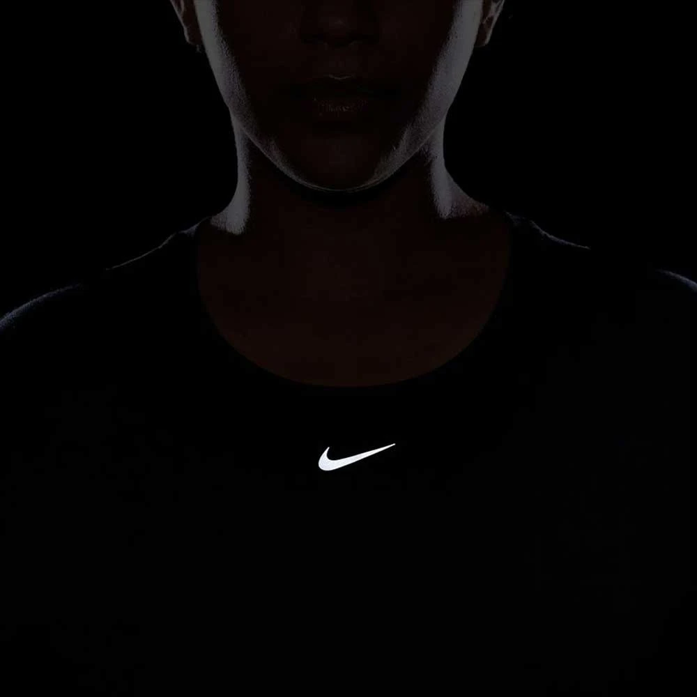 Nike Women's One Luxe Women's Standard Fit Short-Sleeve Top - Black 6 Nike Women's One Luxe Women's Standard Fit Short-Sleeve Top - Black - Image 6