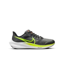 Nike Youth Pegasus 39 Running Shoe- Black/Volt/Barely Volt