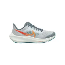 Nike Youth Pegasus 39 Running Shoe- Pure Platinum/Total Orange