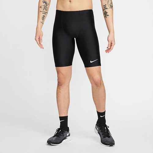 Men's Nike Dri-FIT Fast 1/2-Length Racing Tight - Black 3 Men's Nike Dri-FIT Fast 1/2-Length Racing Tight - Black - Image 3