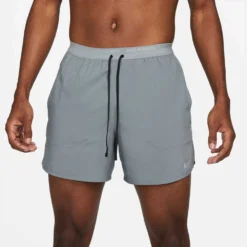 Nike Men's Stride 5in Brief-Lined Short - Smoke Grey