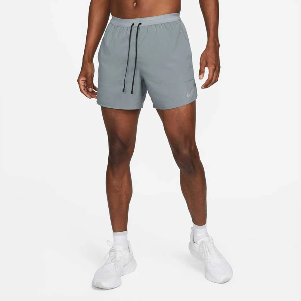 Nike Men's Stride 5in Brief-Lined Short - Smoke Grey 2 Nike Men's Stride 5in Brief-Lined Short - Smoke Grey - Image 2