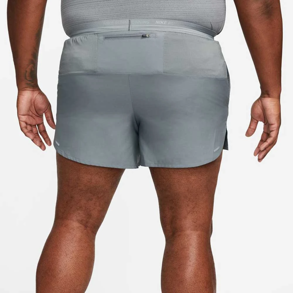 Nike Men's Stride 5in Brief-Lined Short - Smoke Grey 7 Nike Men's Stride 5in Brief-Lined Short - Smoke Grey - Image 7