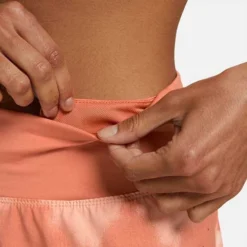 Women's Nike Dri-FIT Eclipse Short- Madder Root/Black -Patagonia Shop DM7725 827 PHSYM003