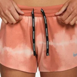 Women's Nike Dri-FIT Eclipse Short- Madder Root/Black -Patagonia Shop DM7725 827 PHSYM005