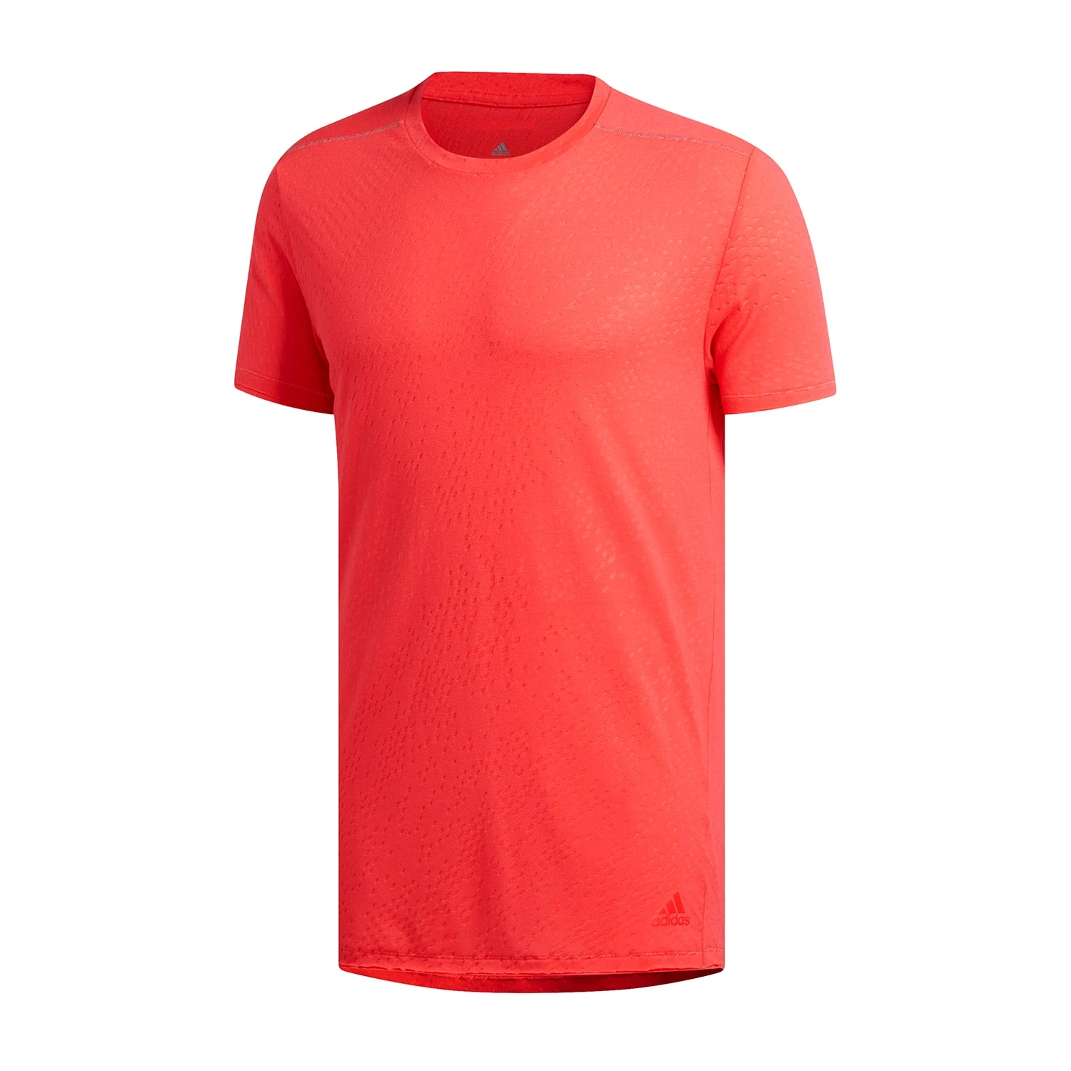 ADIDAS Men's Adapt To Chaos Tee - Shock Red 1 ADIDAS Men's Adapt To Chaos Tee - Shock Red