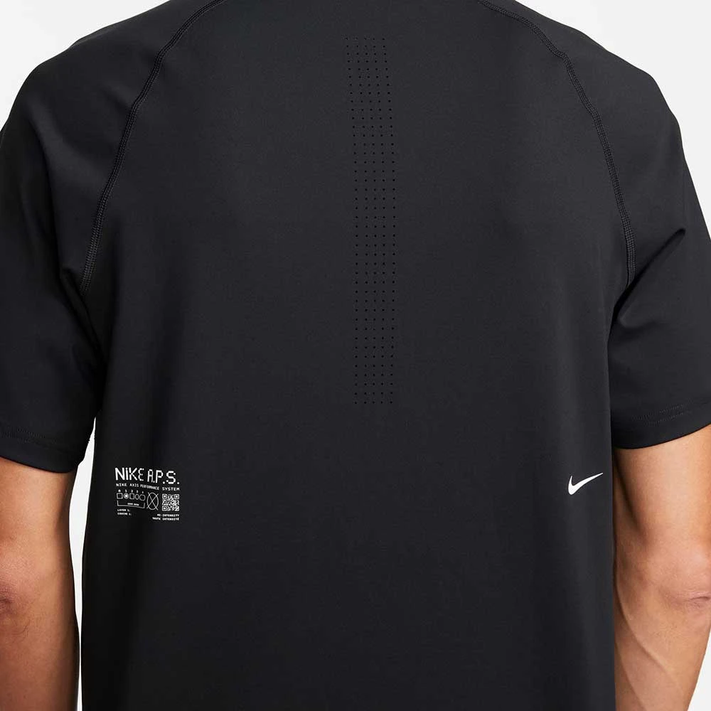 Men's Nike Dri-FIT ADV Top Short Sleeve Shirt - Black 6 Men's Nike Dri-FIT ADV Top Short Sleeve Shirt - Black - Image 6