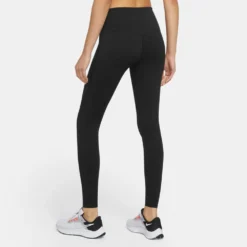 Womwn'a Nike Dri-FIT Go High Rise Tight - Black/Black -Patagonia Shop DQ5668 010 PHSBM001