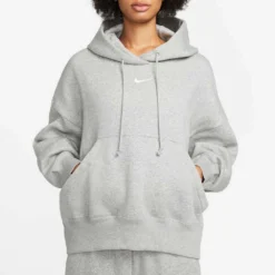 Women's Nike Sportswear Phoenix Fleece Hoodie - Dark Grey Heather